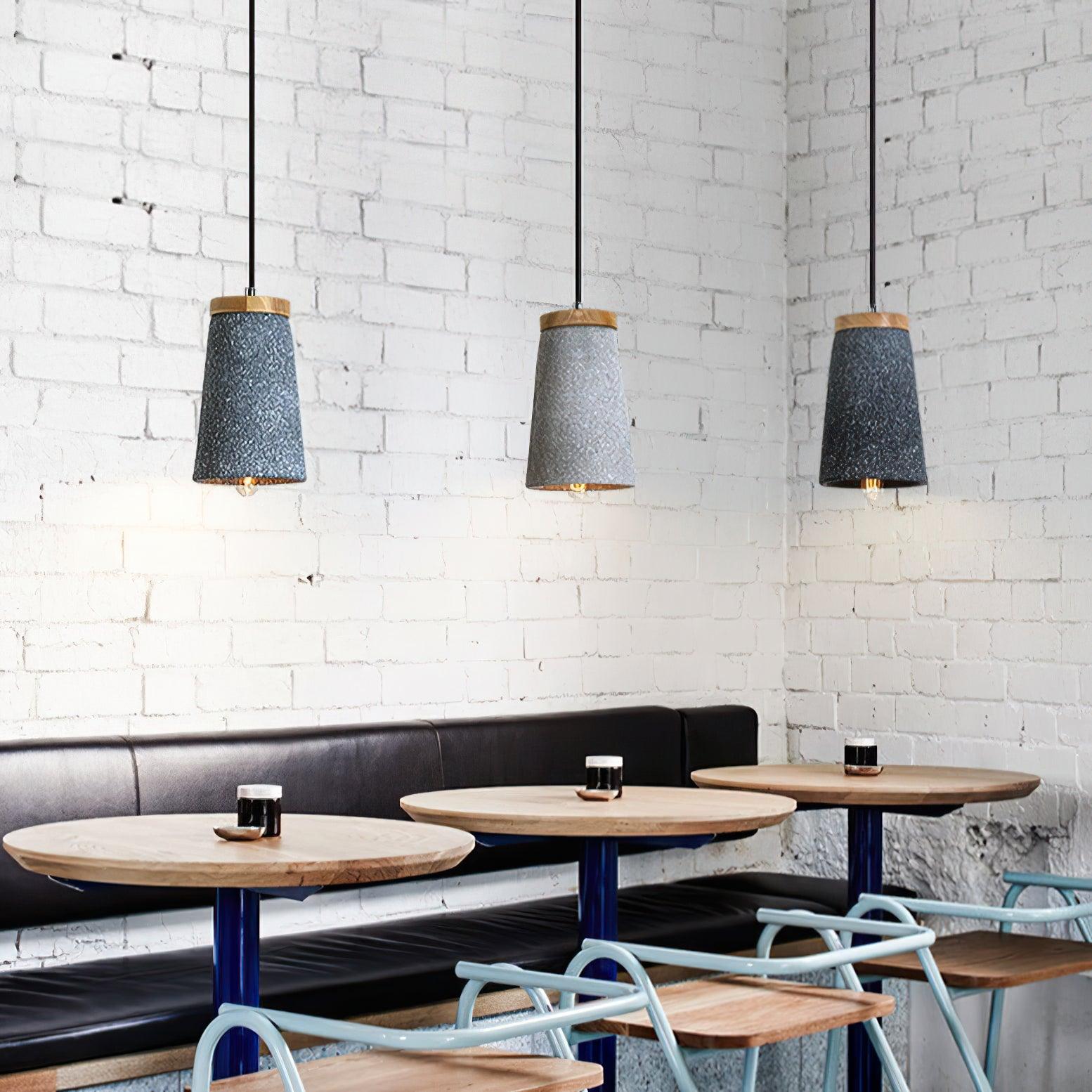 Sylinelia Wood Cement Pendant Light