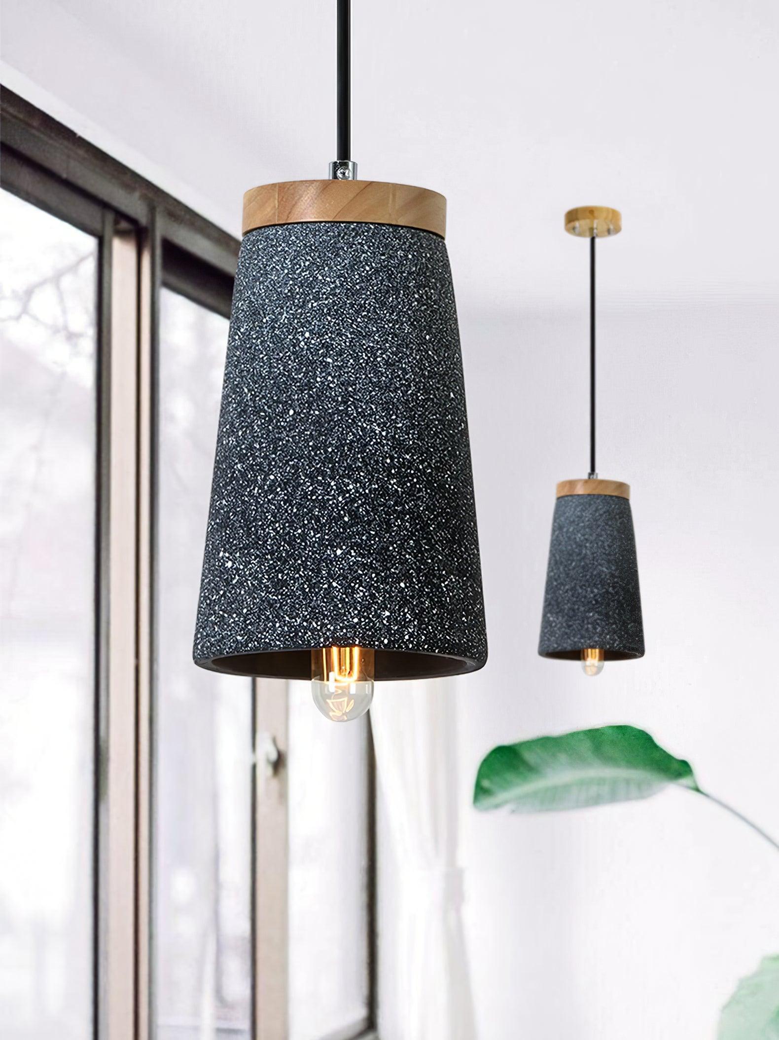 Sylinelia Wood Cement Pendant Light