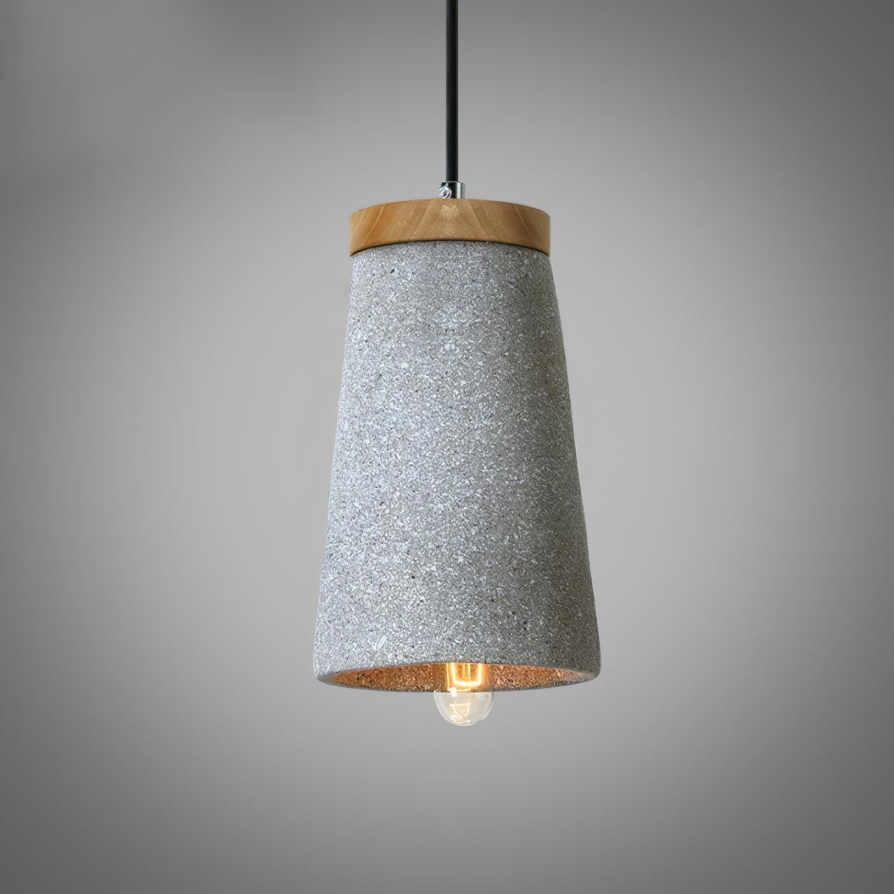Sylinelia Wood Cement Pendant Light