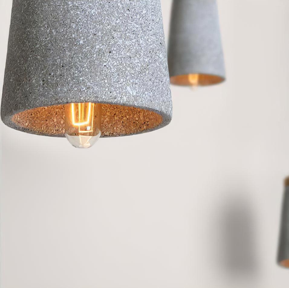Sylinelia Wood Cement Pendant Light