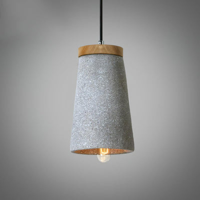 Sylinelia Wood Cement Pendant Light