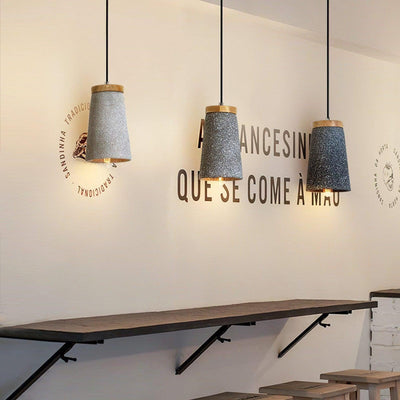Sylinelia Wood Cement Pendant Light