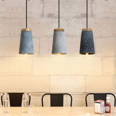 Sylinelia Wood Cement Pendant Light