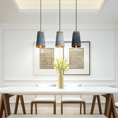 Sylinelia Wood Cement Pendant Light