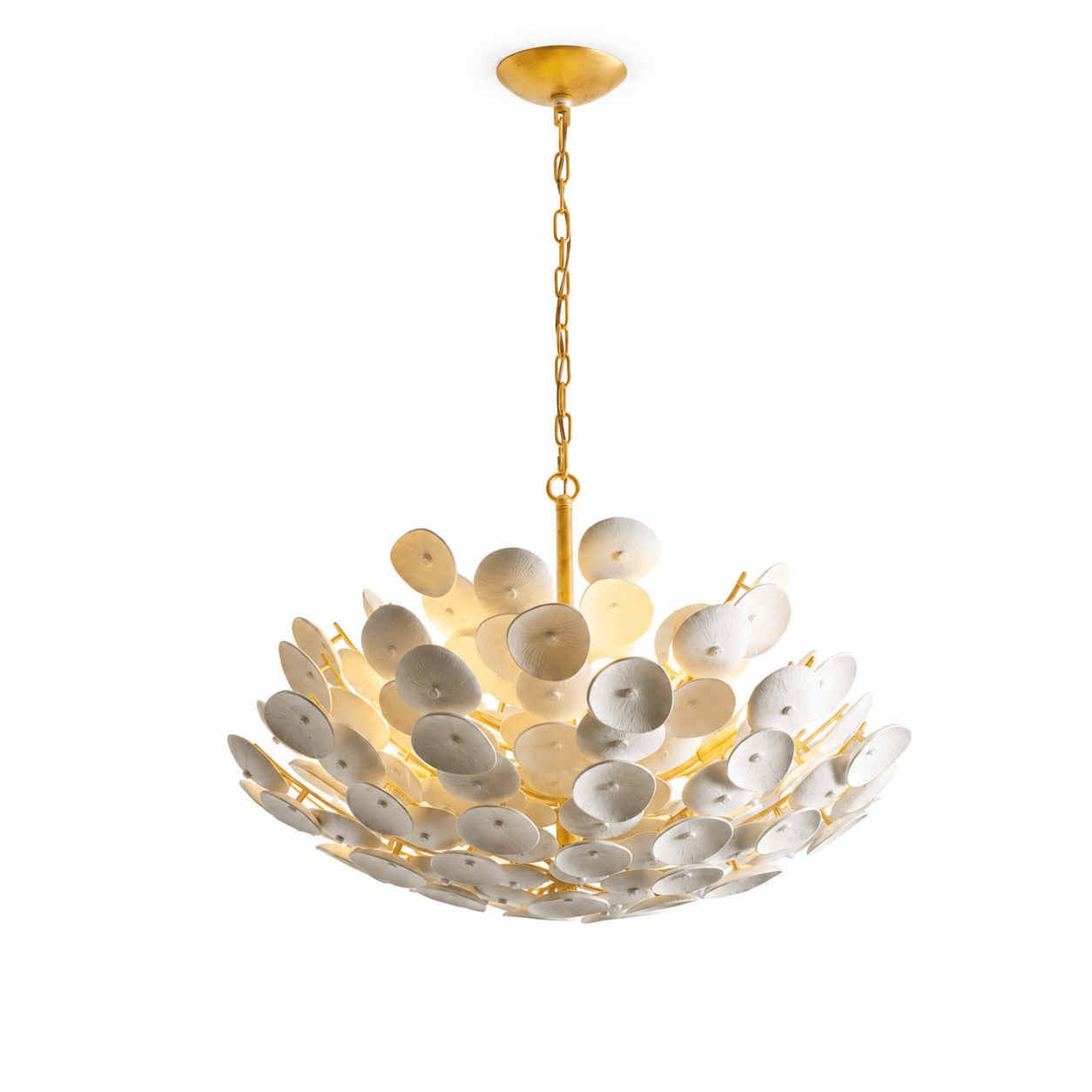 Coconut Disc Chandelier