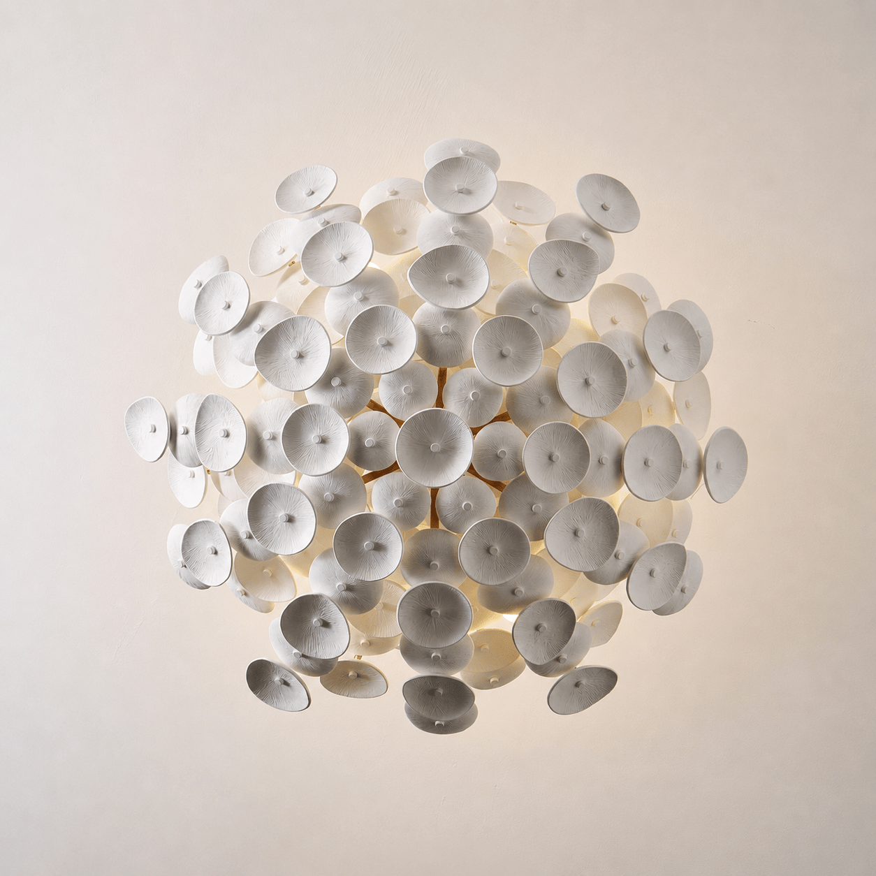 Coconut Disc Chandelier