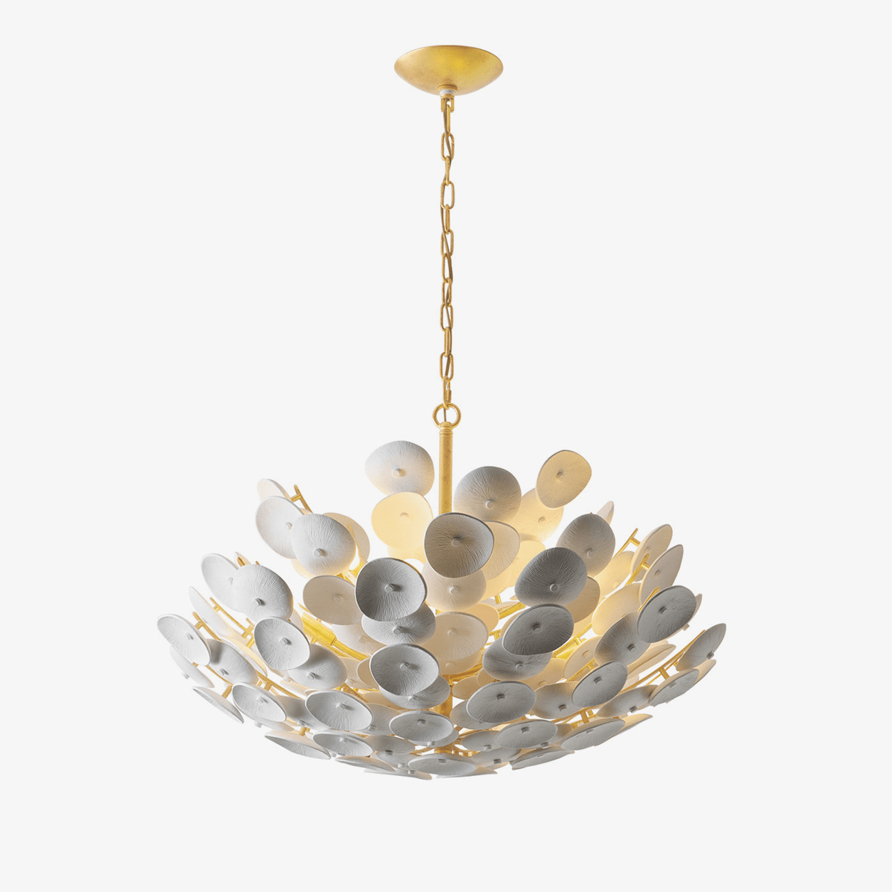 Coconut Disc Chandelier
