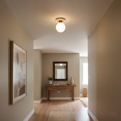 Terieel Cogstone Orb Ceiling Lamp