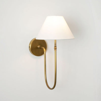 Devenq Vintage Industrial Fabric Wall Light