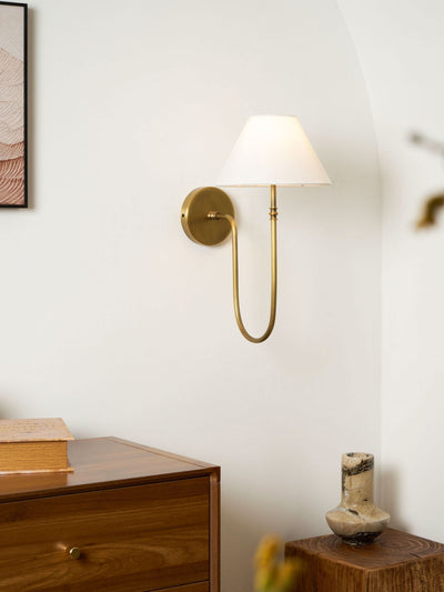 Devenq Vintage Industrial Fabric Wall Light