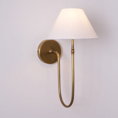 Devenq Vintage Industrial Fabric Wall Light