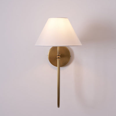 Devenq Vintage Industrial Fabric Wall Light