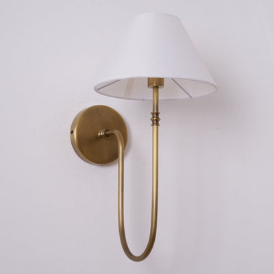 Devenq Vintage Industrial Fabric Wall Light