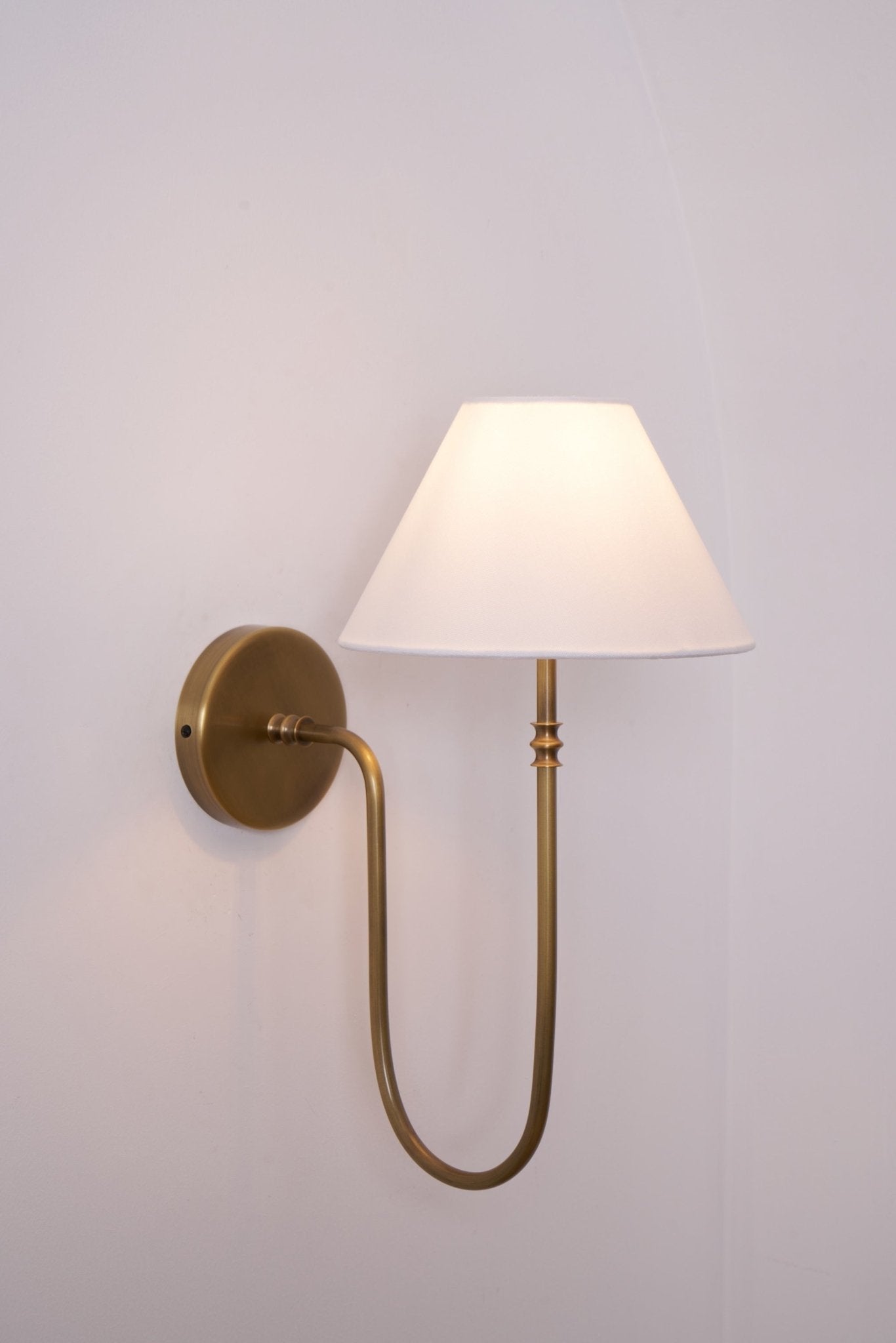 Devenq Vintage Industrial Fabric Wall Light