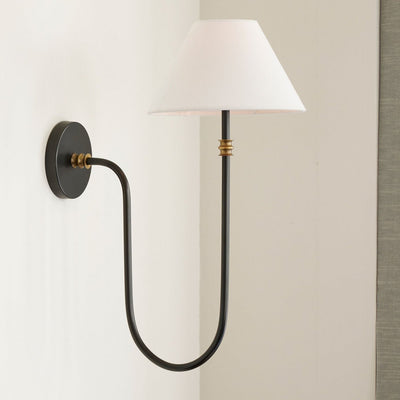 Devenq Vintage Industrial Fabric Wall Light