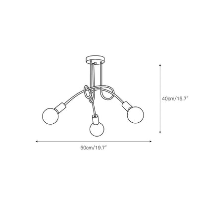 Eiraleria Glass Ceiling Lamp