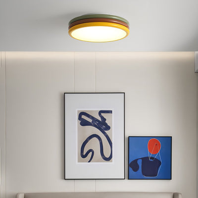 Dunoir Unique Art Color Stack Ceiling Lamp