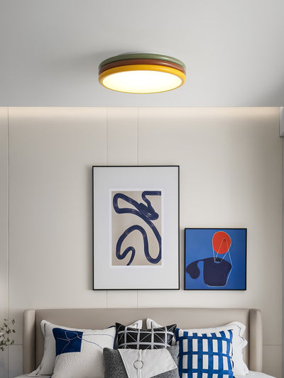 Dunoir Unique Art Color Stack Ceiling Lamp