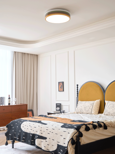 Dunoir Unique Art Color Stack Ceiling Lamp