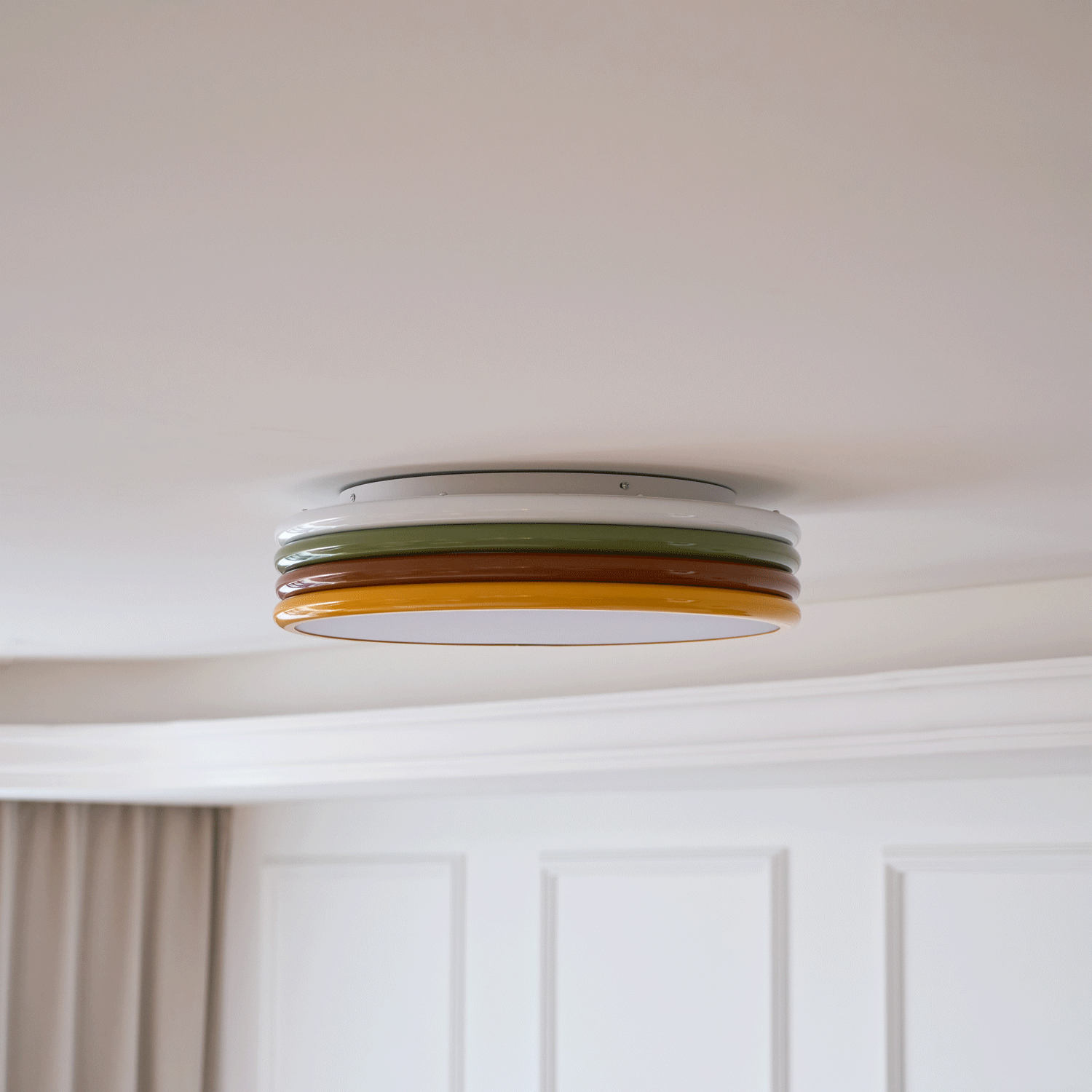 Dunoir Unique Art Color Stack Ceiling Lamp