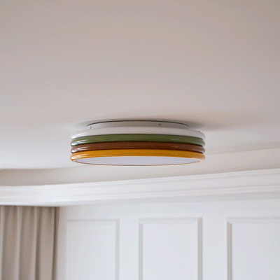 Dunoir Unique Art Color Stack Ceiling Lamp
