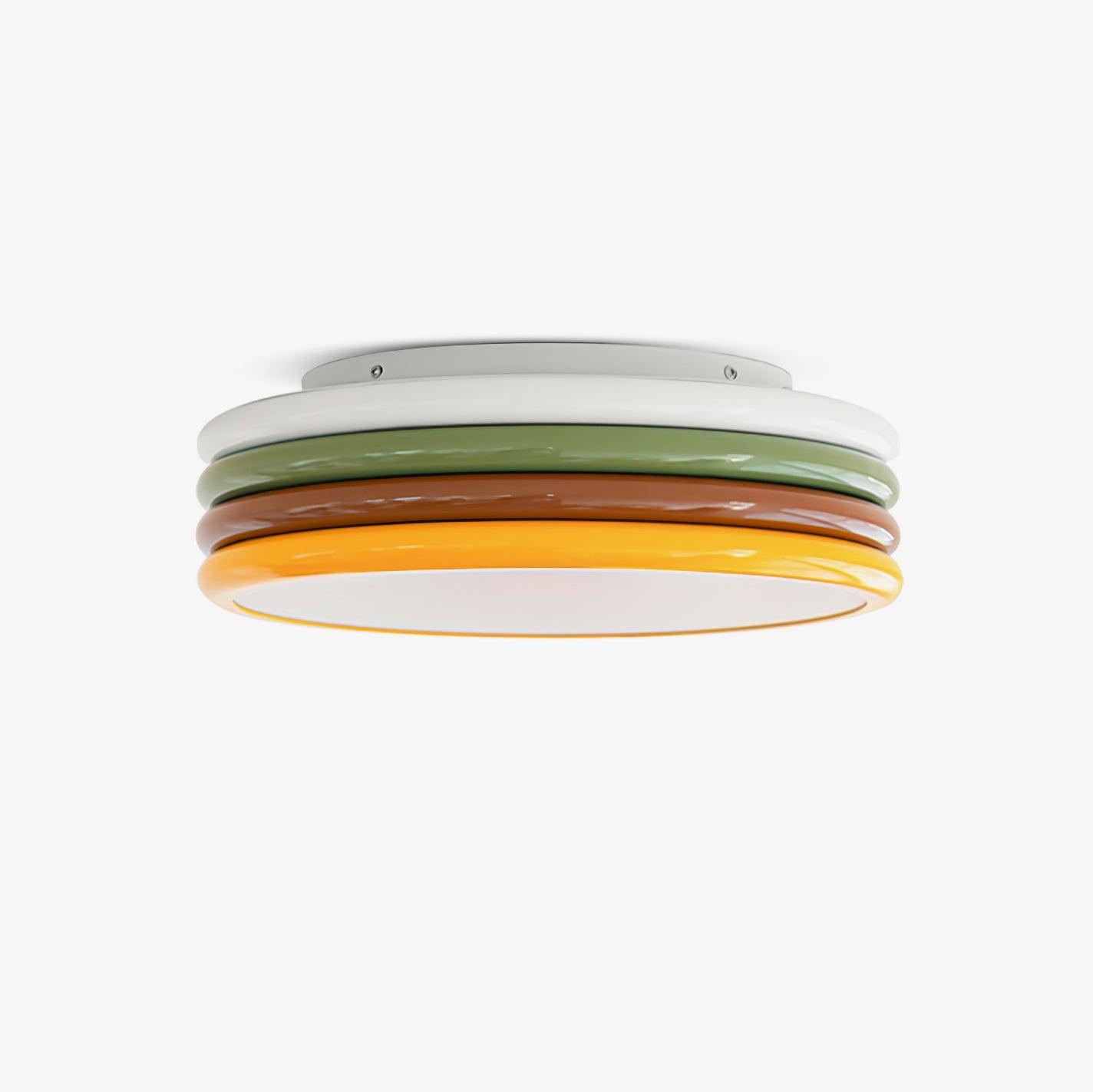 Dunoir Unique Art Color Stack Ceiling Lamp