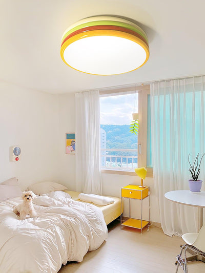 Dunoir Unique Art Color Stack Ceiling Lamp