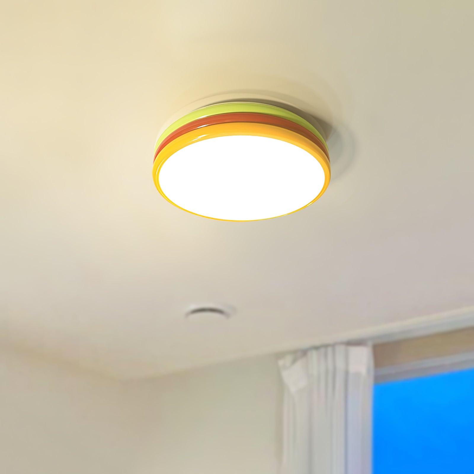 Dunoir Unique Art Color Stack Ceiling Lamp