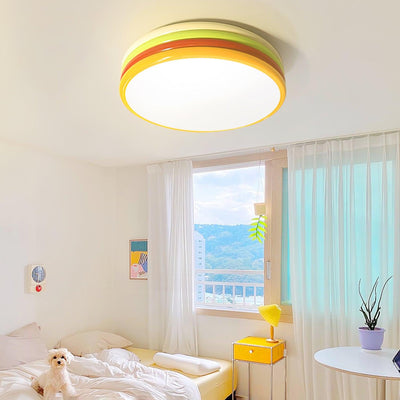 Dunoir Unique Art Color Stack Ceiling Lamp