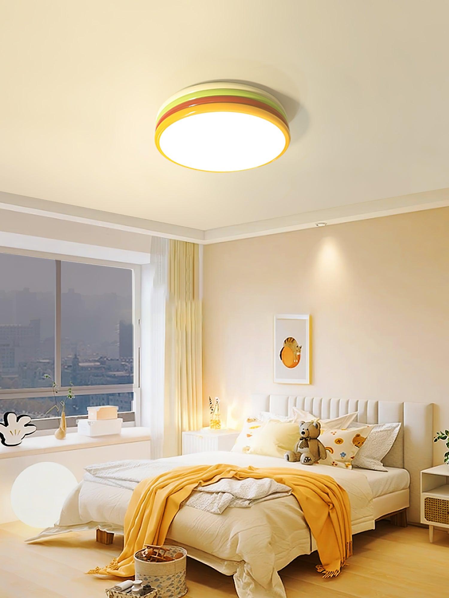 Dunoir Unique Art Color Stack Ceiling Lamp