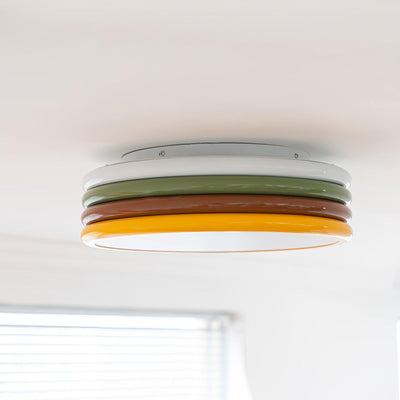 Dunoir Unique Art Color Stack Ceiling Lamp