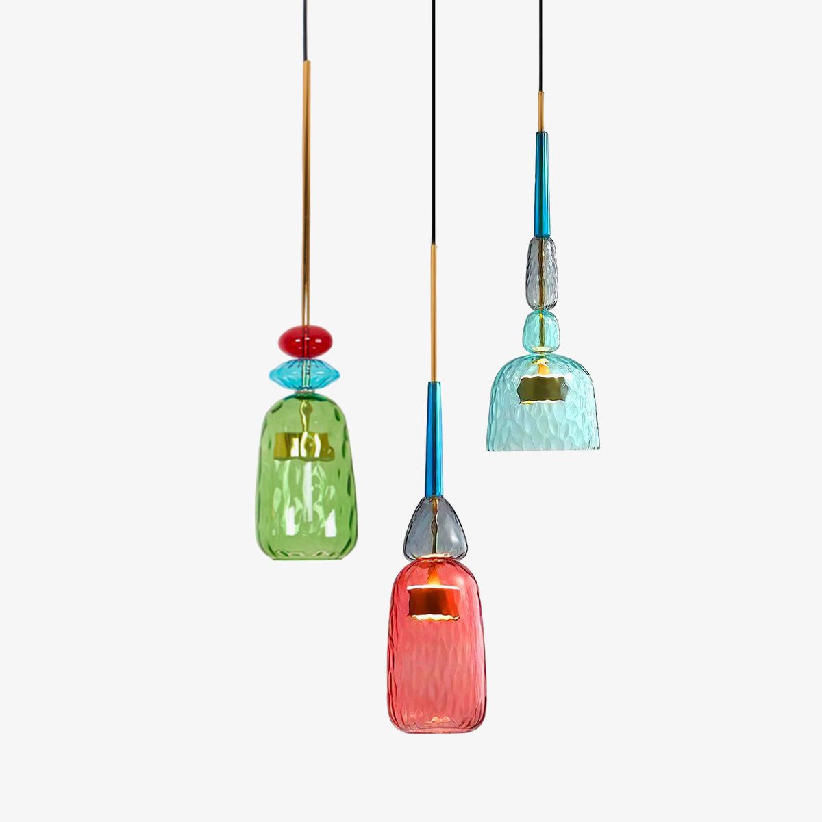 Voshan Bohemian Glass Pendant Lamp