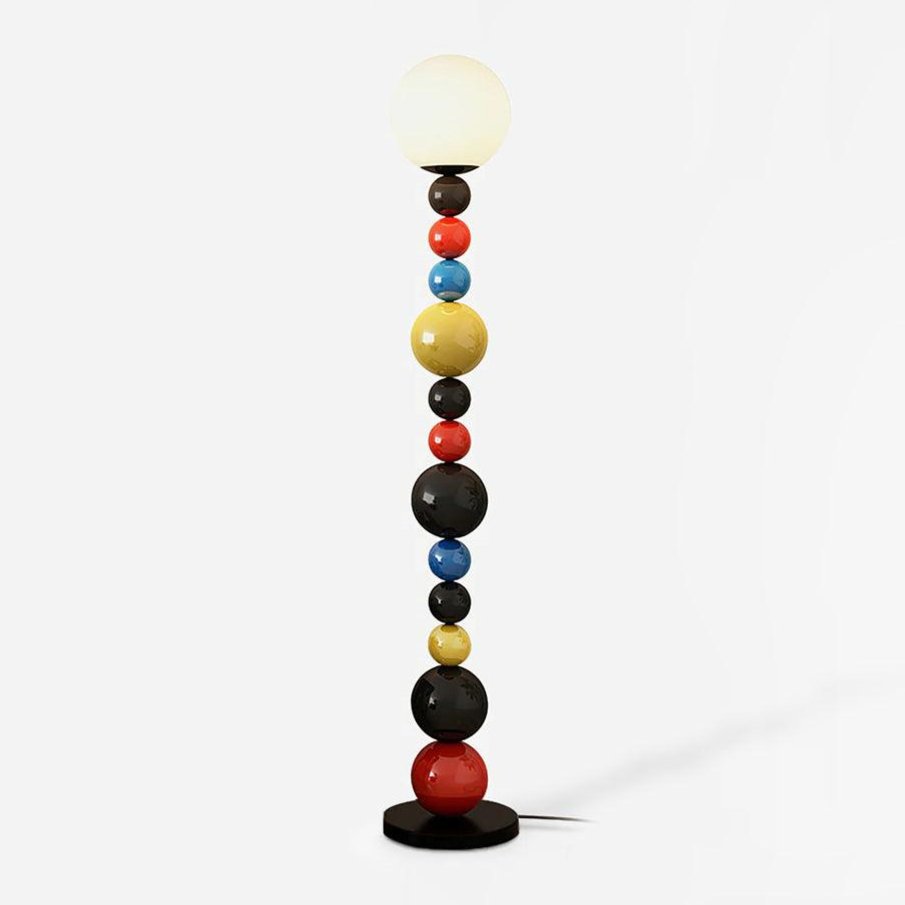 Zoriel Glass Artistic Floor Lamp
