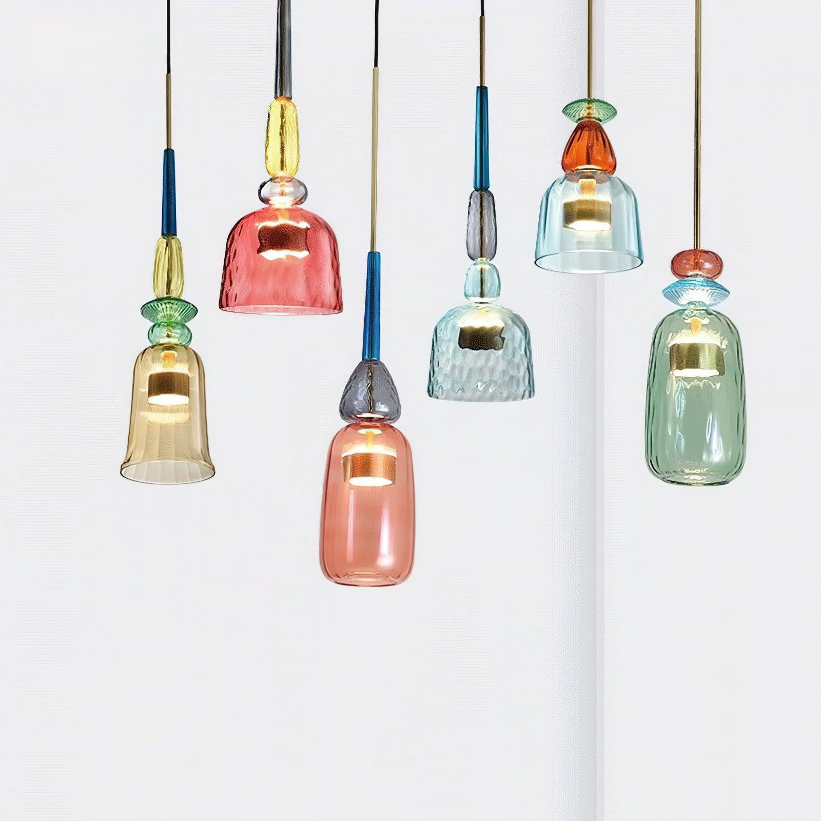 Voshan Bohemian Glass Pendant Lamp