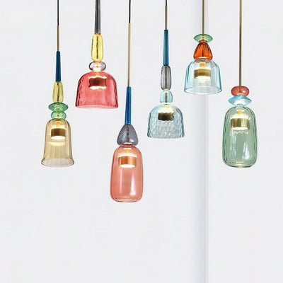 Voshan Bohemian Glass Pendant Lamp