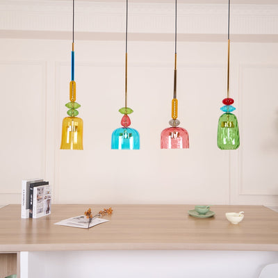 Voshan Bohemian Glass Pendant Lamp