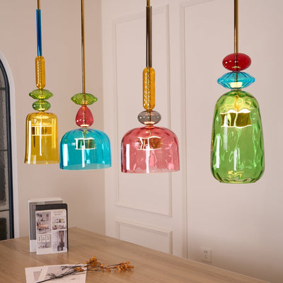Voshan Bohemian Glass Pendant Lamp