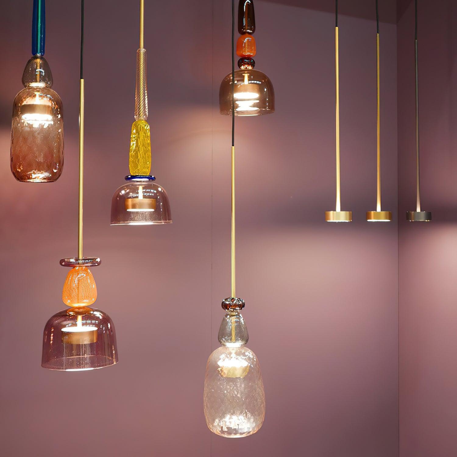 Voshan Bohemian Glass Pendant Lamp