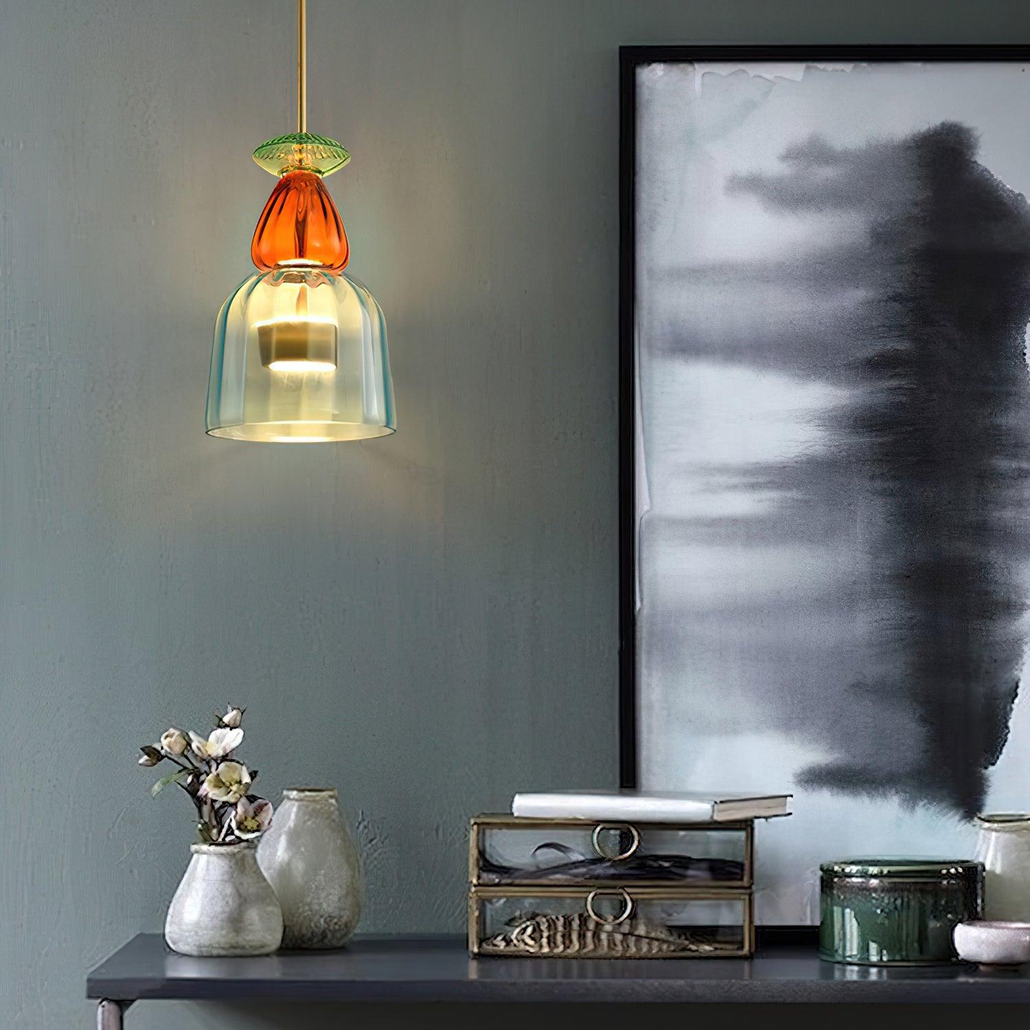 Voshan Bohemian Glass Pendant Lamp