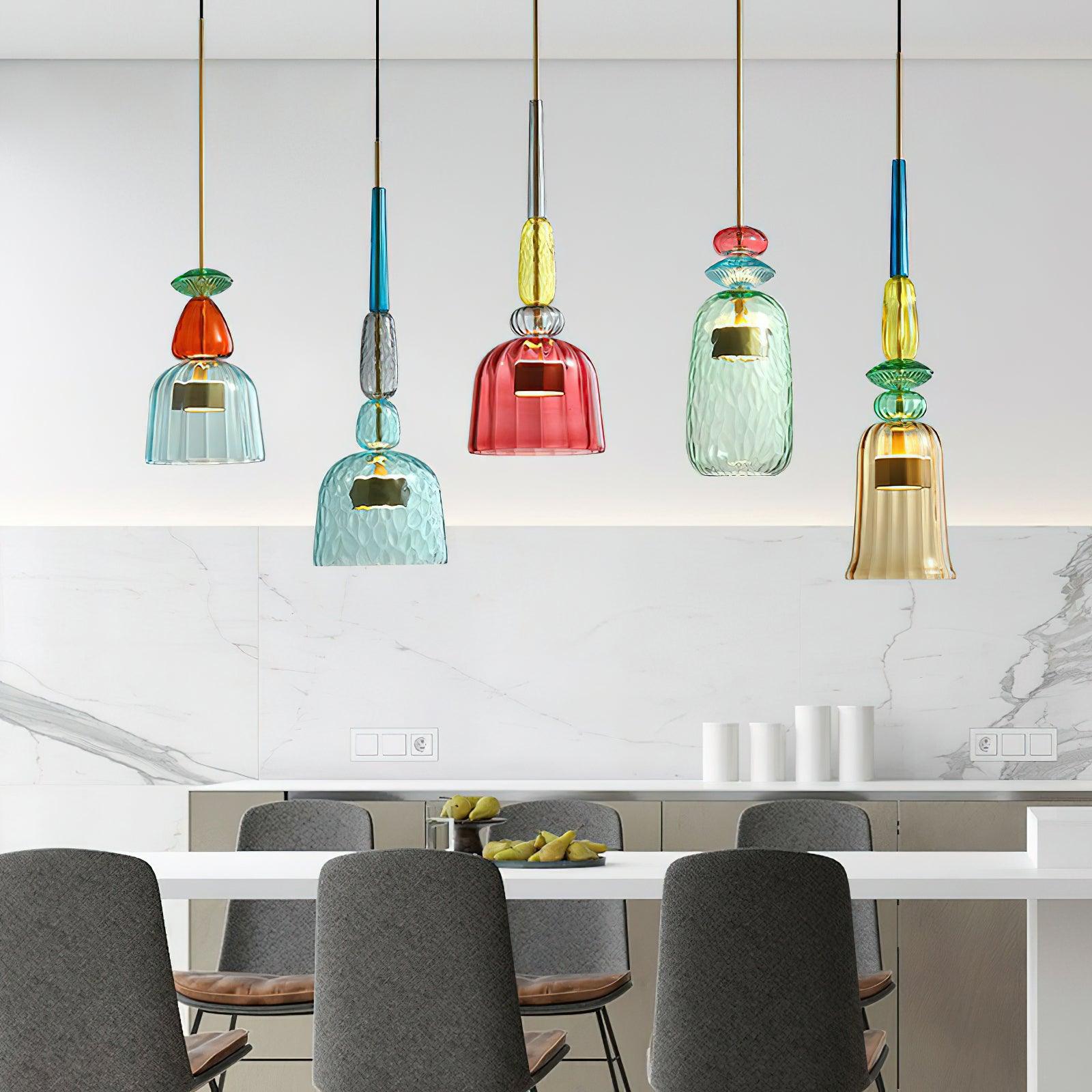 Voshan Bohemian Glass Pendant Lamp