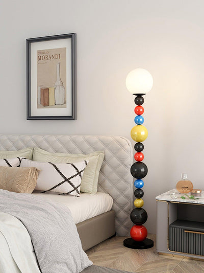Zoriel Glass Artistic Floor Lamp