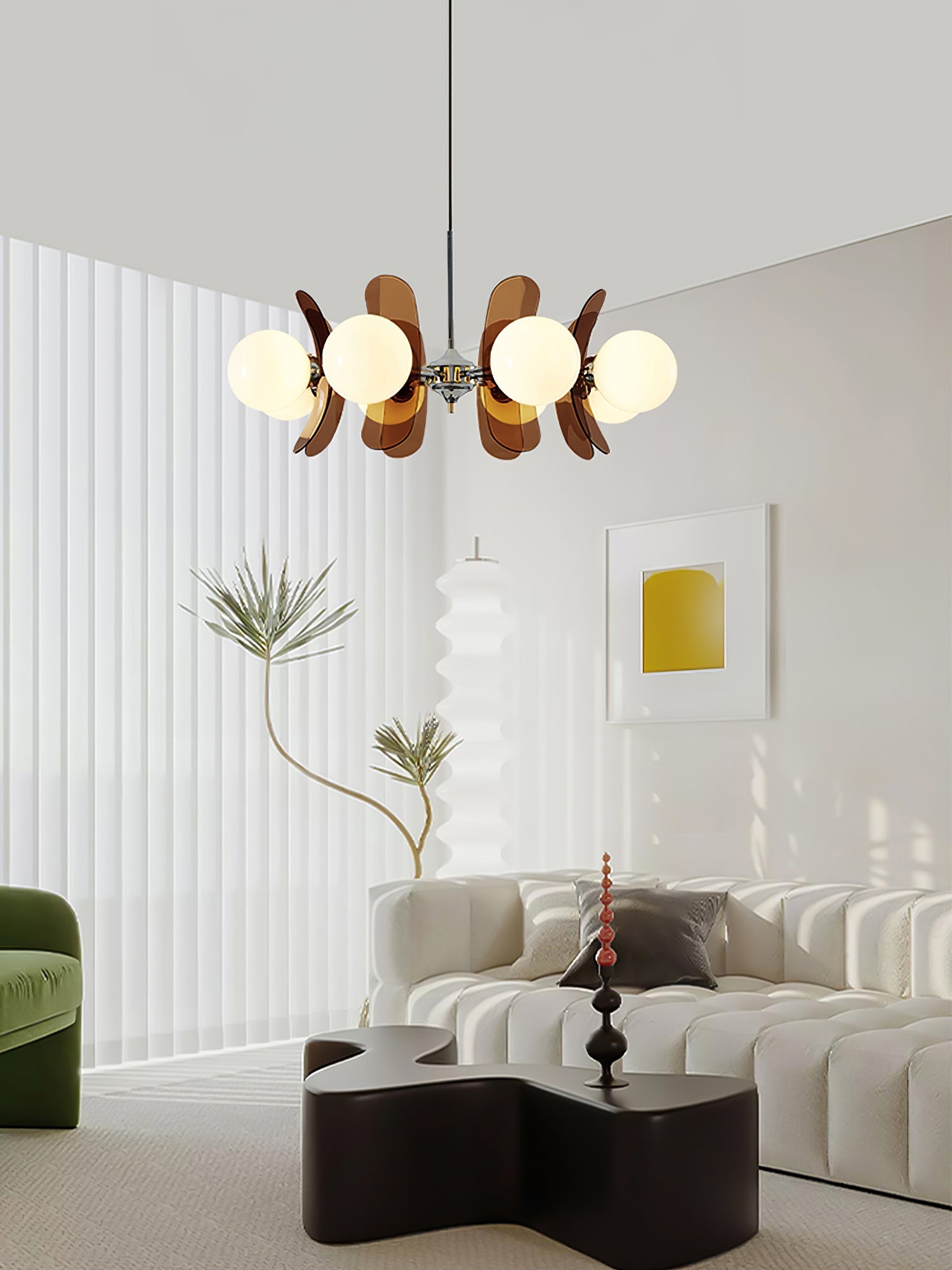 Westcourt Coloured Sputnik Chandelier