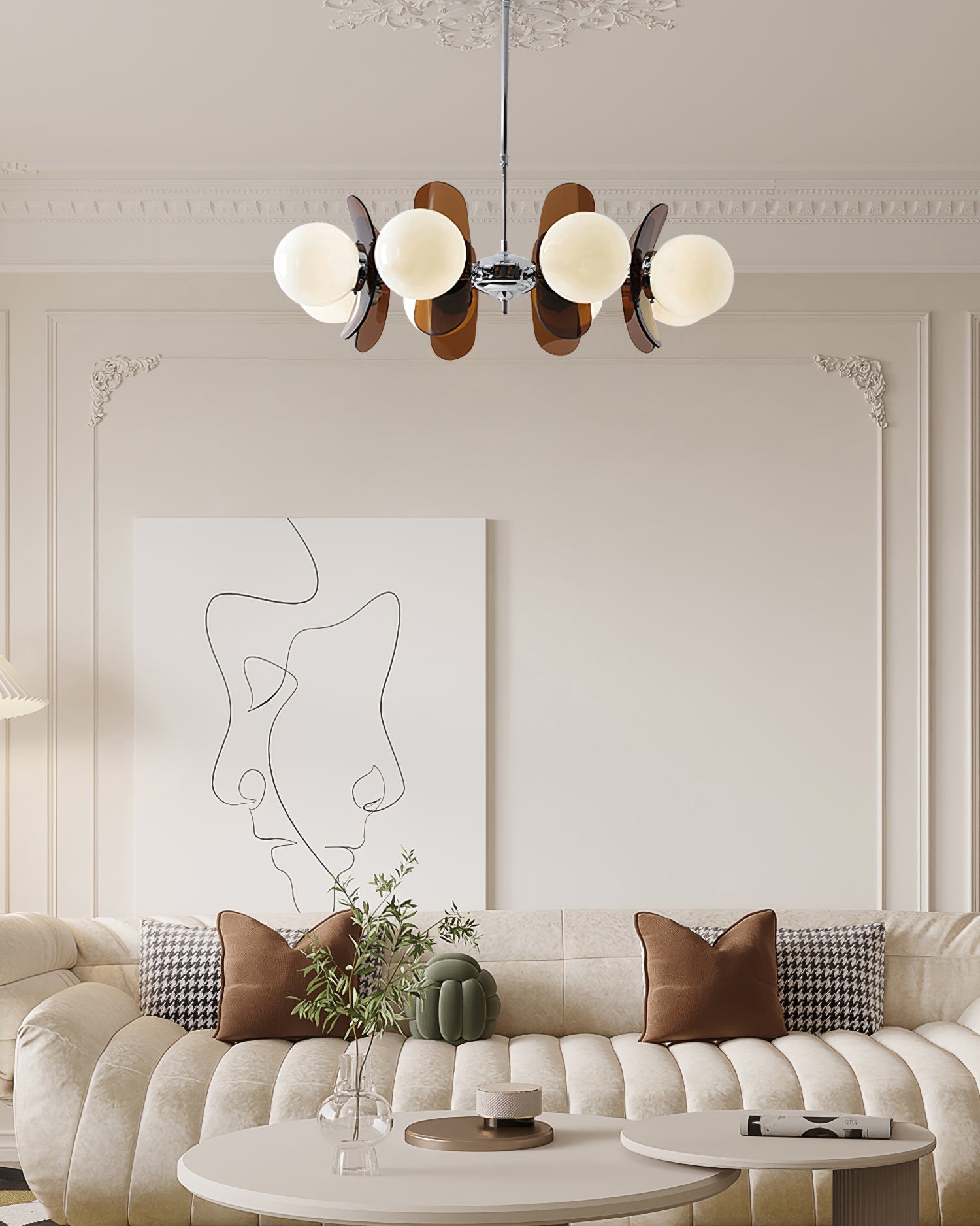 Westcourt Coloured Sputnik Chandelier