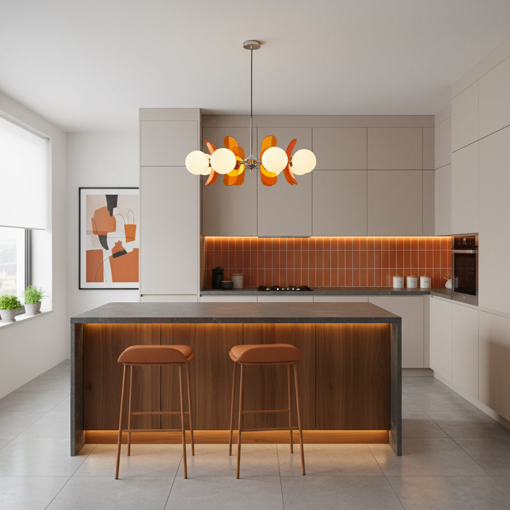 Westcourt Coloured Sputnik Chandelier
