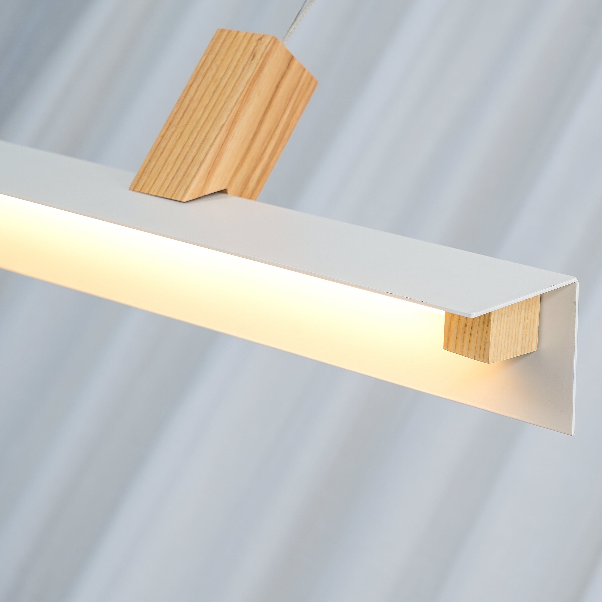 Linea Minimalist Wooden Pendant Light