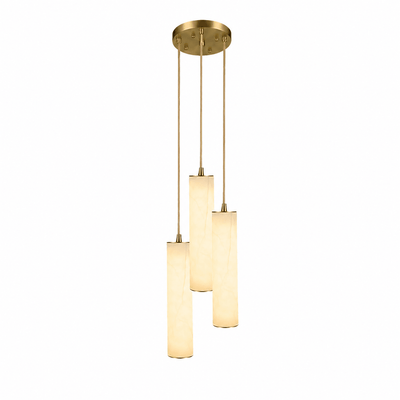 Albalaine Column Alabaster Staircase Chandelier