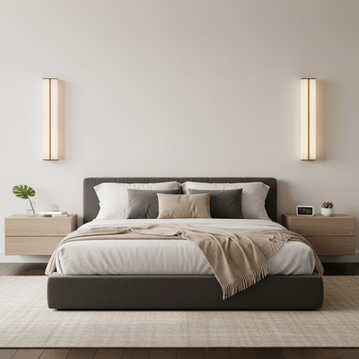 Columnar Fabric Indoor Wall Sconce