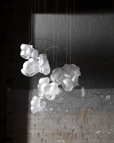 Ursa Bubbles Cluster Glass Pendant Light