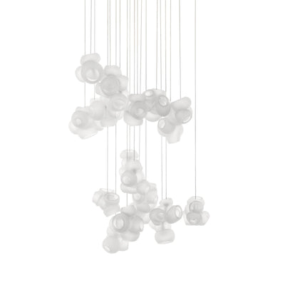 Ursa Bubbles Cluster Glass Pendant Light