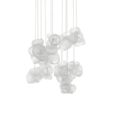 Ursa Bubbles Cluster Glass Pendant Light